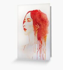 Red Greeting Card