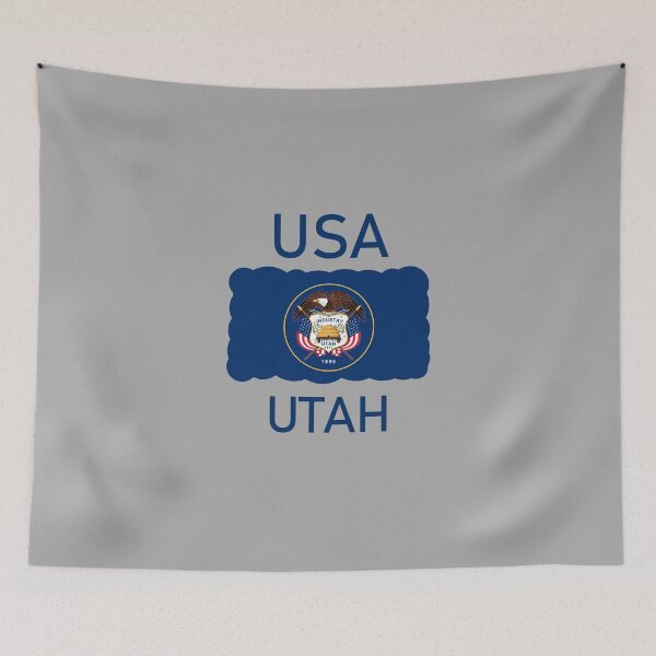Item preview, Utah USA State Flag design designed and sold by GetItGiftIt.