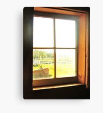 View from the barn window Canvas Print