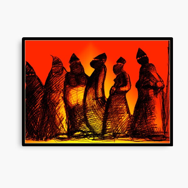 Burkadoodledandies Canvas Print