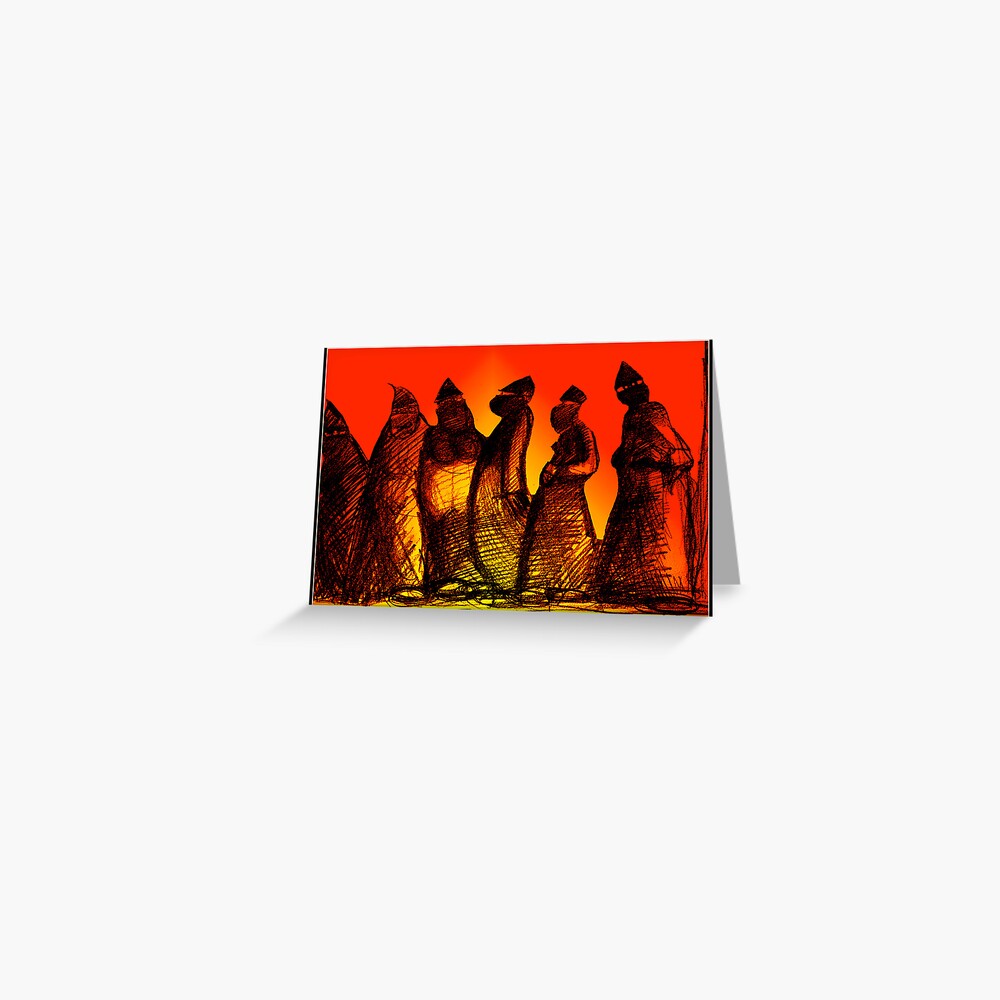 Burkadoodledandies Greeting Card