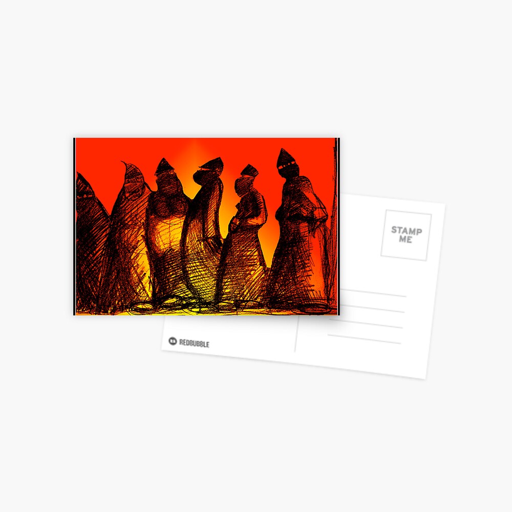 Burkadoodledandies Postcard