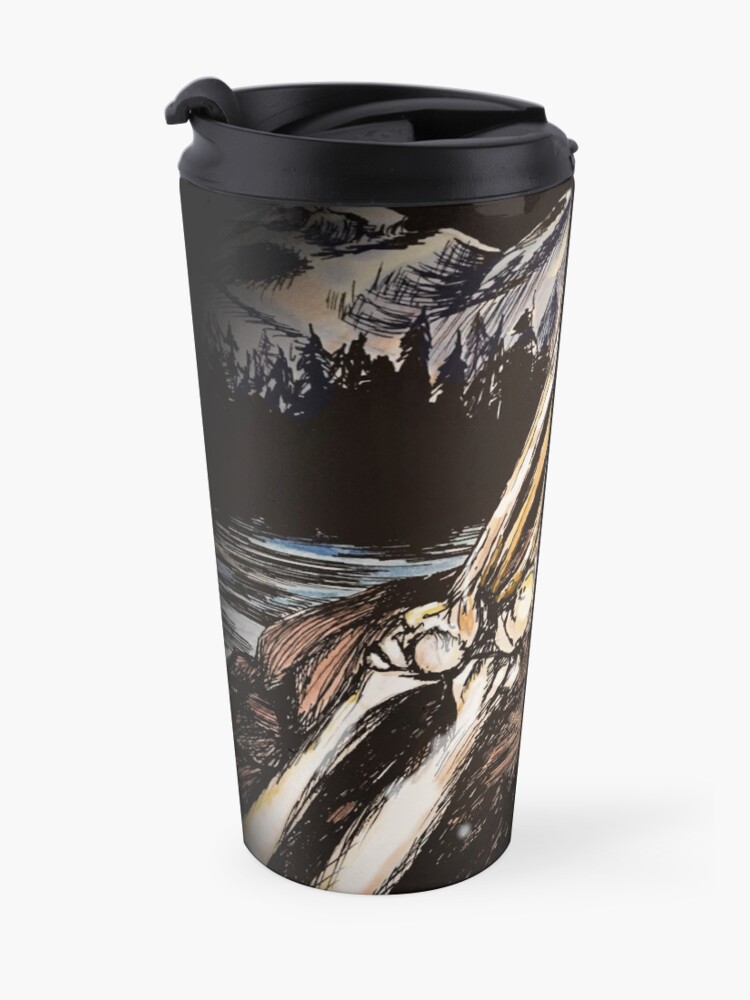 Alternate view of Kissing Camels Midnight Ride Travel Mug