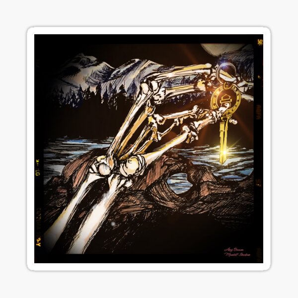 Kissing Camels Midnight Ride Sticker