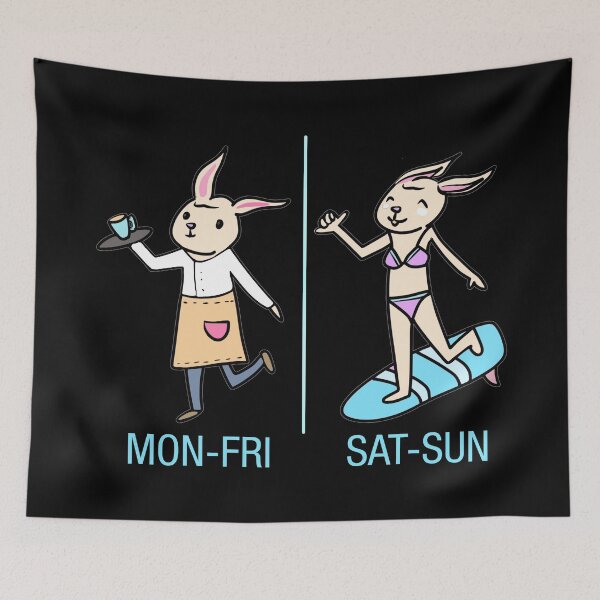 Item preview, WEEKEND SURFER Sticker designed and sold by aydapadi.