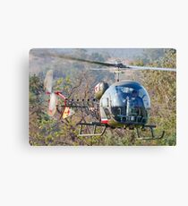 Bell 47 Inbound Canvas Print