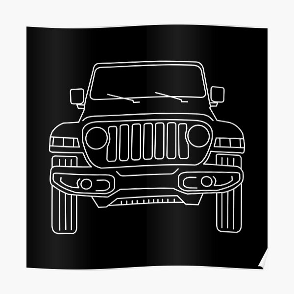Jeep Wrangler Poster