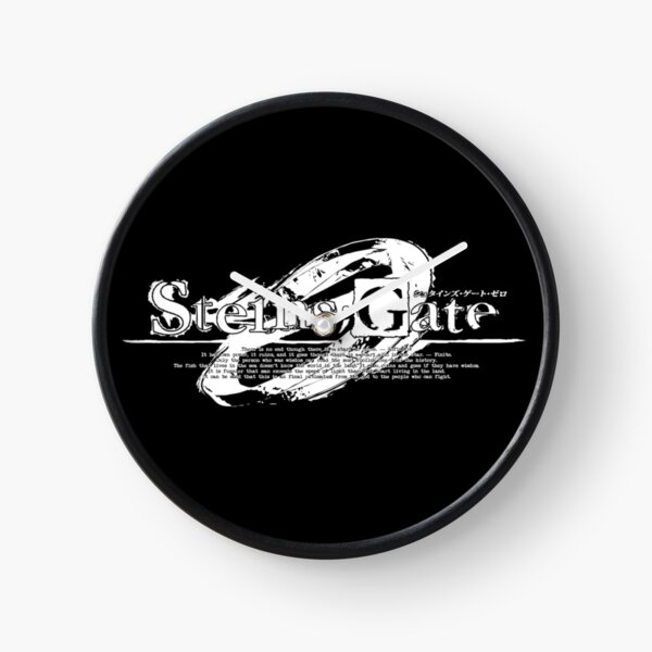 Steins Gate 1 Divergence Ratio Clock For Sale By Itsmedio Redbubble