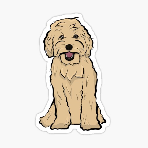 Item preview, Golden Doodle designed and sold by Remi's Stickers.