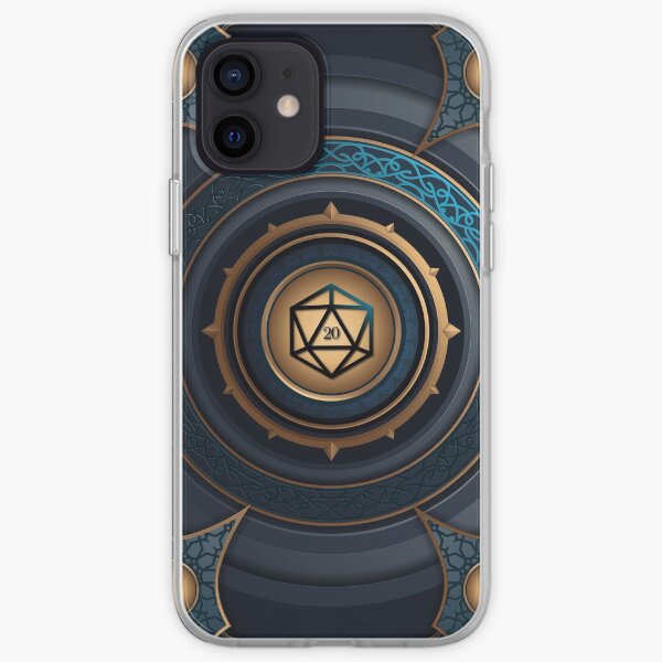 Magical Polyhedral D20 Dice Vault iPhone Soft Case
