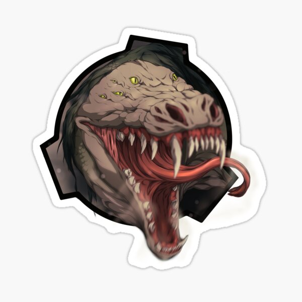 Scp 682 Stickers Redbubble - roblox scp 682 decal