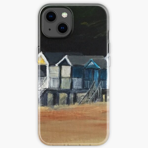 Beach Huts at Wells Next the Sea iPhone Soft Case