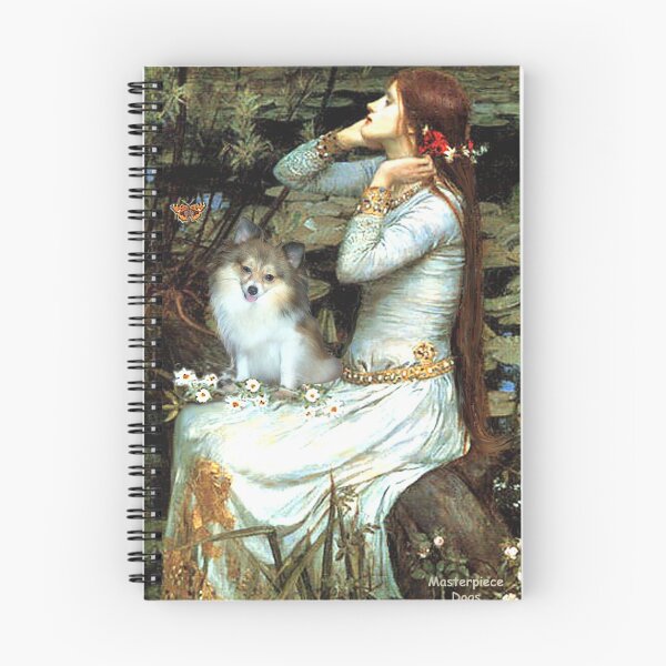 Item preview, Famous Art:  "Ophelia" (Waterhouse)-adapted-Long Haired Chihuahua designed and sold by JeanBFitzgerald.