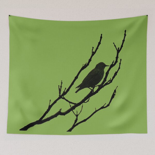Item preview, little bird in winter on greenery designed and sold by AHELENE.
