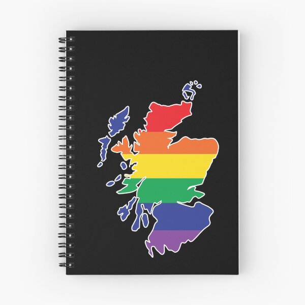 Item preview, Scottish map rainbow flag gay pride  designed and sold by Ayelandco.