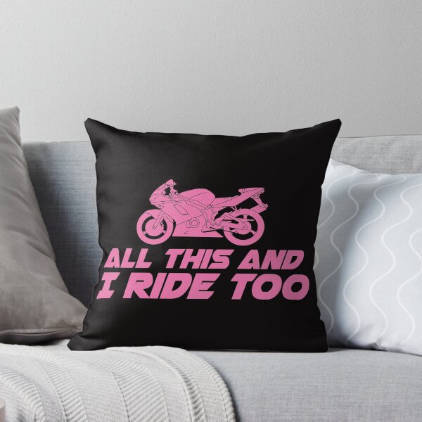 Item preview, All This and I Ride Too Sport Motorcycle T Shirt designed and sold by shoutoutshirtco.
