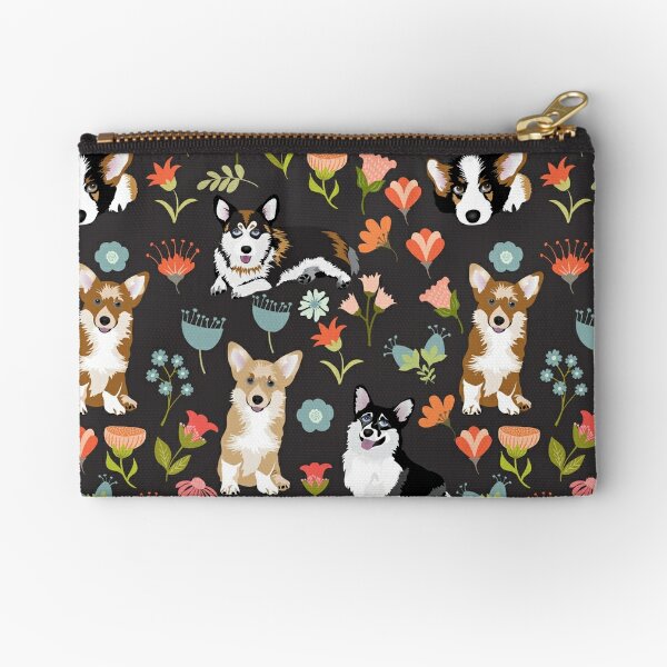 WELSH CORGI Zippered Pouch by Maystead full color both sides 
