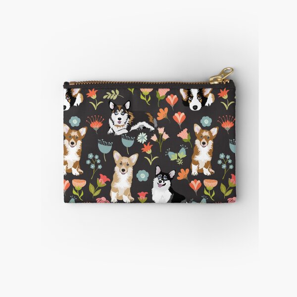 Item preview, Cute Summer Corgi Flower Pattern designed and sold by UtArt.