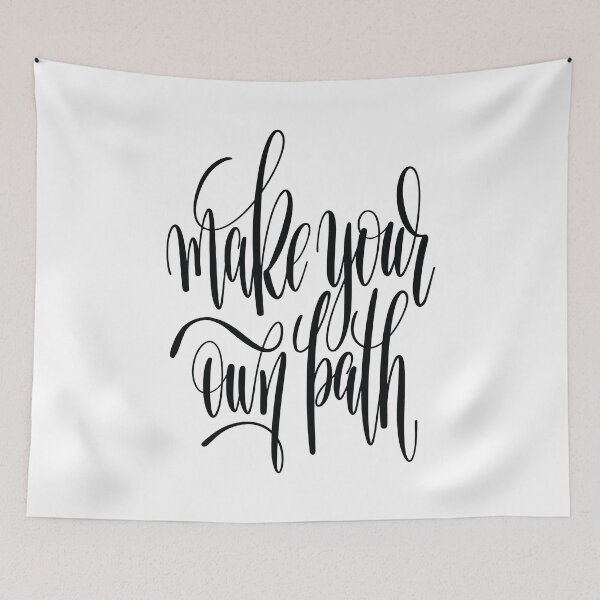 Item preview, Make Your Own Path Inspirational Quotes designed and sold by ProjectX23.
