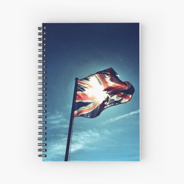 United Kingdom Flag Spiral Notebook