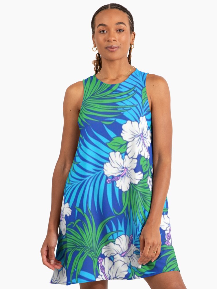 Tropical Floral Pattern" A-Line Dress for Sale by NBalboni87 | Redbubble Tropical Floral Pattern" A-Line Dress for Sale by NBalboni87 | Redbubble
