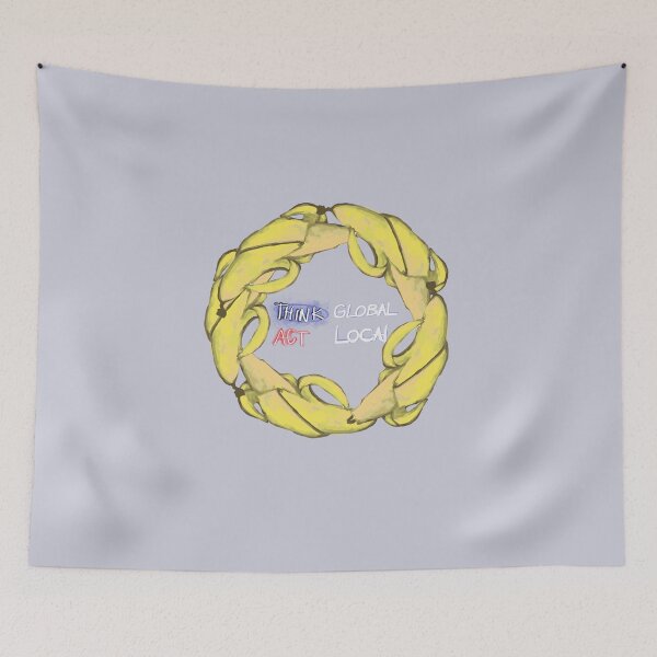 Item preview, Organic World - Think Global Act Local designed and sold by stringerthings.