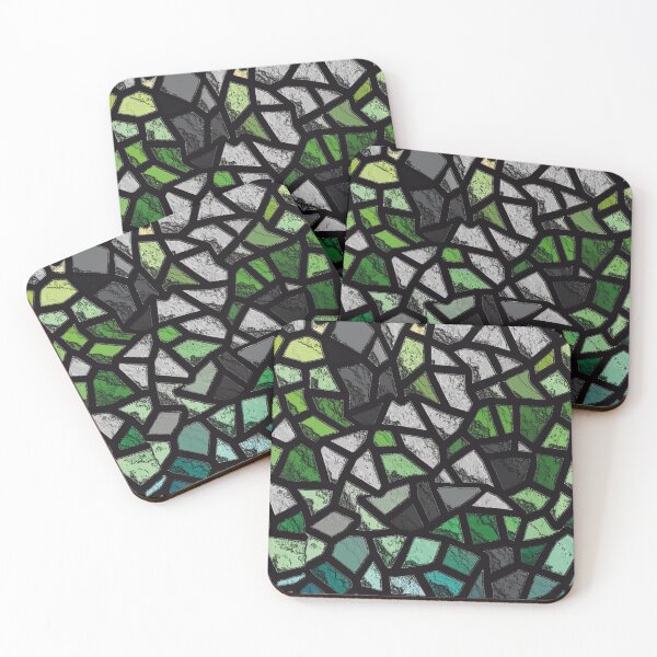 Item preview, Red Green and Blue Tiles Pattern designed and sold by Dusalty.