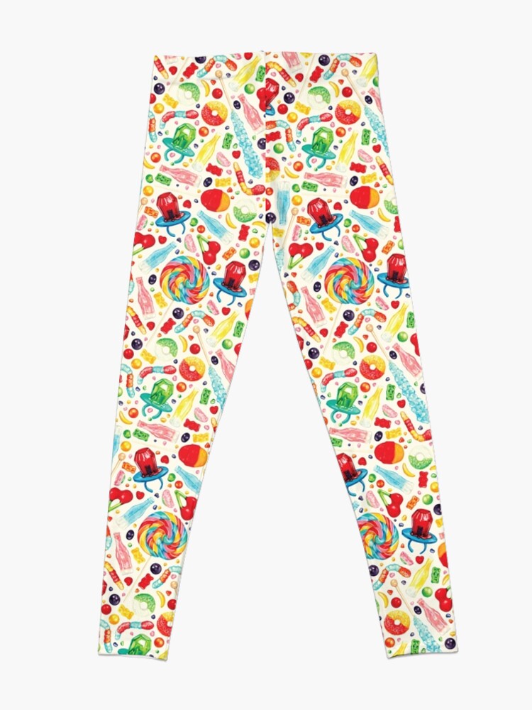 Alternate view of Candy Pattern - White Leggings