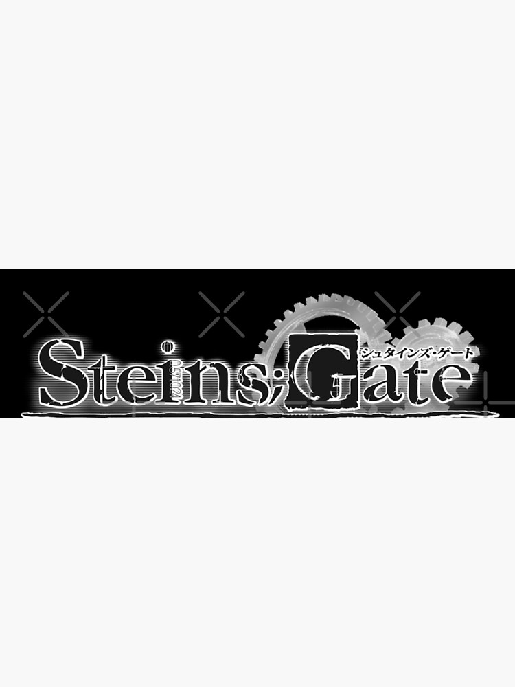 Steins Gate Title Gears Postcard By Symbolized Redbubble