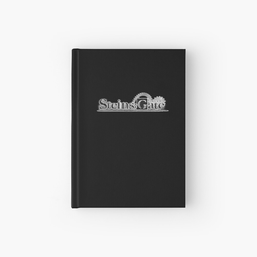 Steins Gate Title Gears Hardcover Journal By Symbolized Redbubble
