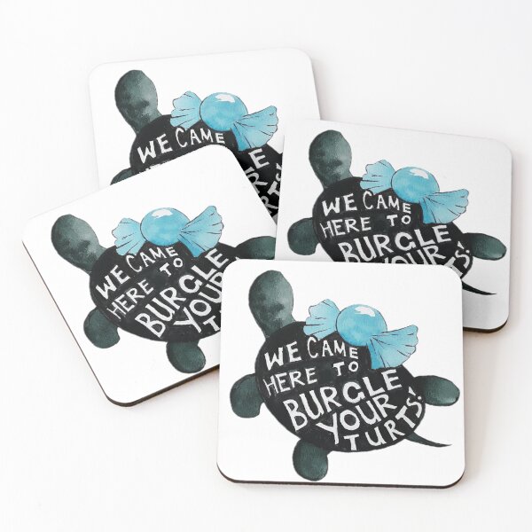 Item preview, Black Turtle Burgles designed and sold by Katy Cranmer.