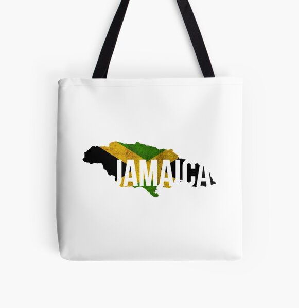 Jamaica Island Flag All Over Print Tote Bag