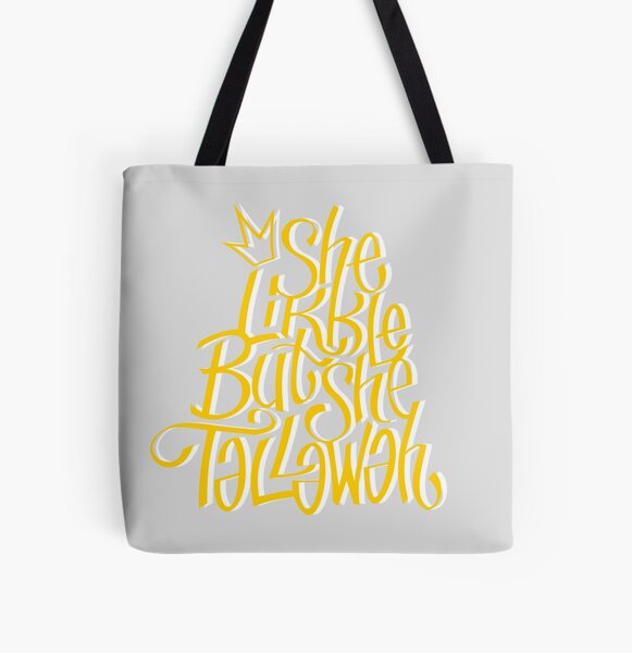 She likkle Tallawah All Over Print Tote Bag