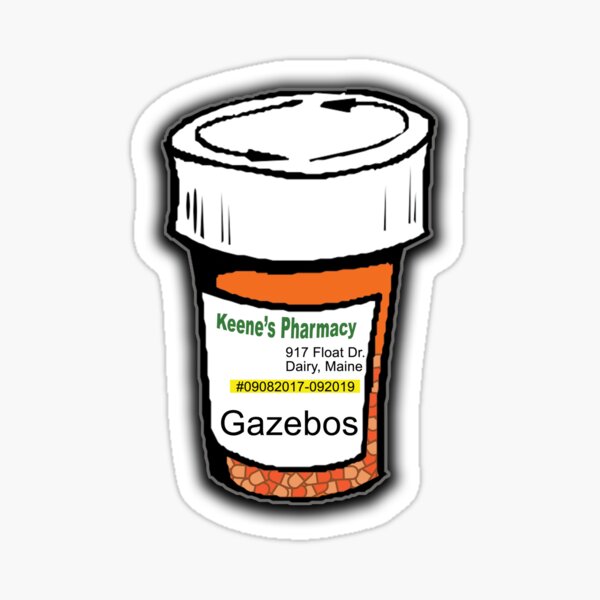 Gazebos Sticker