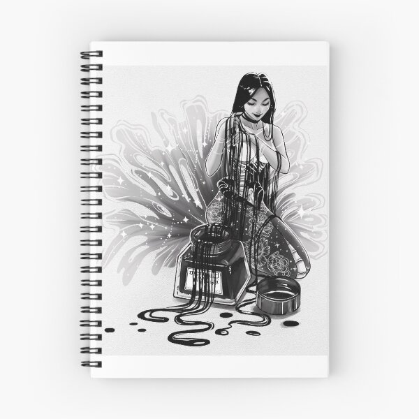 Aperçu de l'œuvre Une sirène faite d'encre créée et vendue par Gigislab.