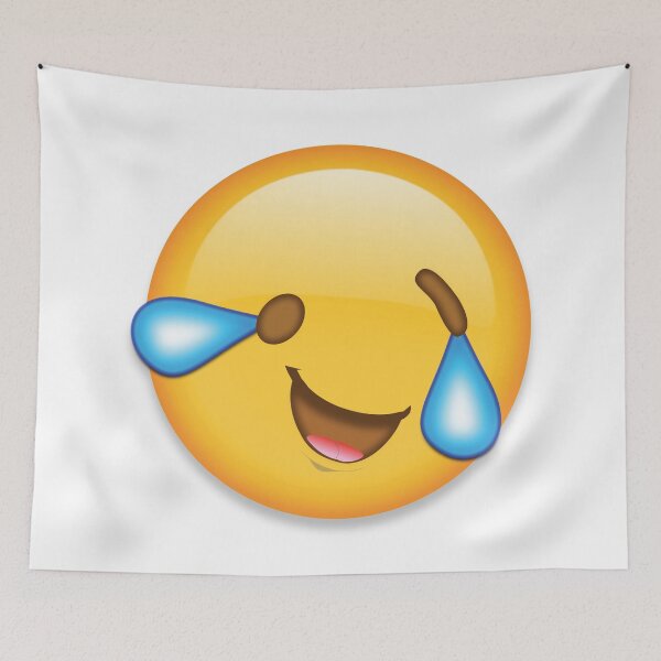 Item preview, Happy to cry emoji designed and sold by Ululoo.