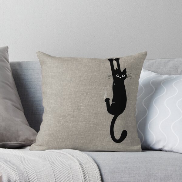 Item preview, Black Cat Holding On designed and sold by Jenn Inashvili.