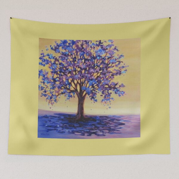 Item preview, Purple Heart Colorful Tree Painting designed and sold by Karen Ilari.