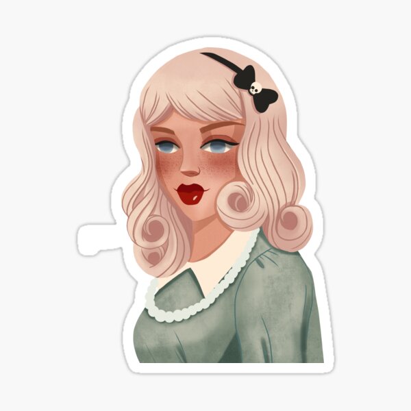 Rockabilly Girl Sticker