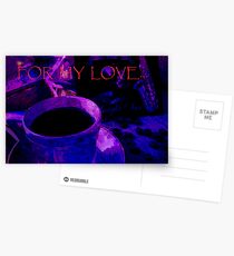 Card. For My Love. Postcards