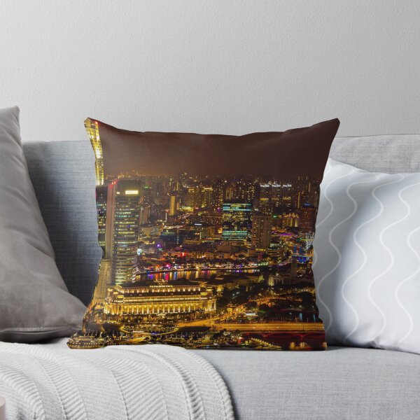 Item preview, Singapore Skyline from SkyPark at Night designed and sold by holgermader.