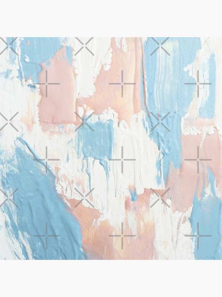 "Pink and Blue Abstract Painting" Art Print by AlexandraStr Redbubble