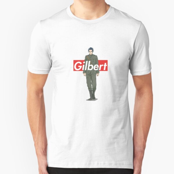 Gilbert Bougainvillea - Supreme Box Logo Violet Evergarden Anime Slim Fit T-Shirt