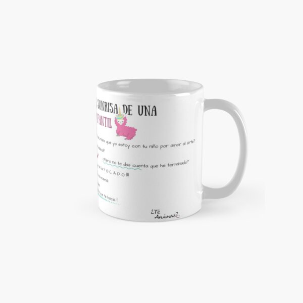 Lo que esconde la sonrisa de una Animadora Infantil (aveces) Taza clásica
