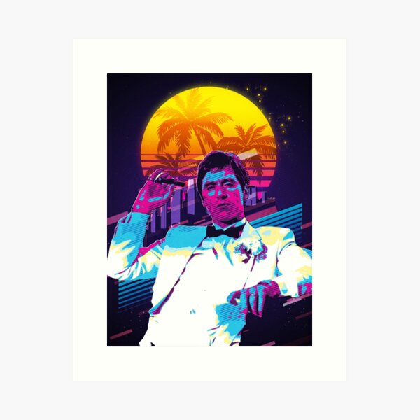 Item preview, Classic Cinema Art: Scarface Movie Print Featuring Al Pacino designed and sold by TwoRabbits.