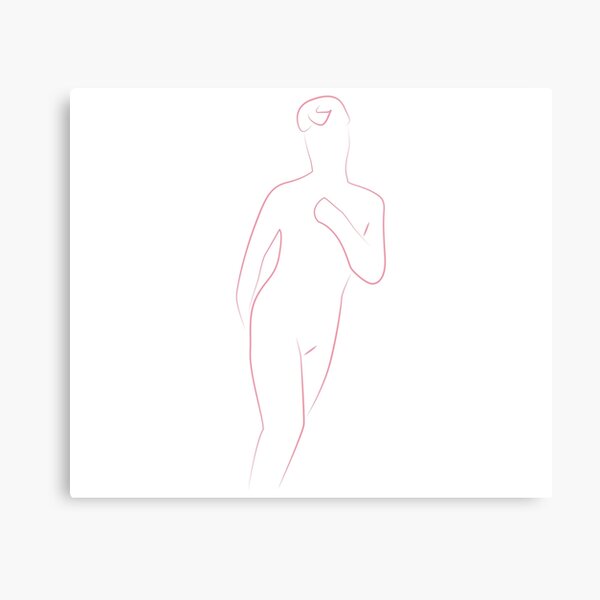 Female body silhouette, original painting, Acrylic on Canvas, buy