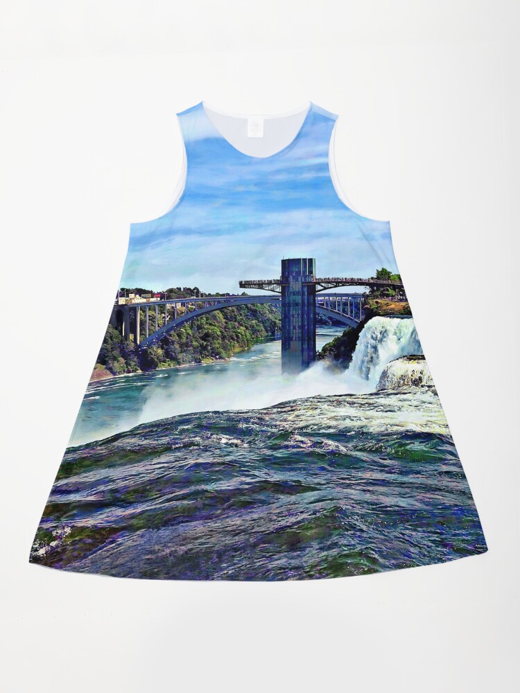 Niagara Falls NY - Prospect Point Observation Tower" A-Line Dress for Sale  by SudaP0408 | Redbubble