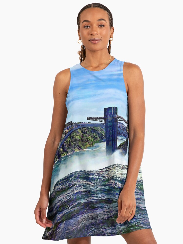 Niagara Falls NY - Prospect Point Observation Tower" A-Line Dress for Sale by SudaP0408 | Redbubble Niagara Falls NY - Prospect Point Observation Tower" A-Line Dress for Sale by SudaP0408 | Redbubble