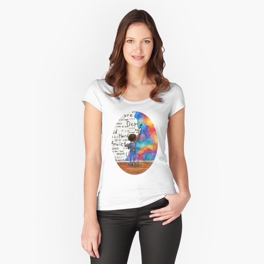 Artikel-Vorschau von Tailliertes Rundhals-Shirt, designt und verkauft von arlieopal.