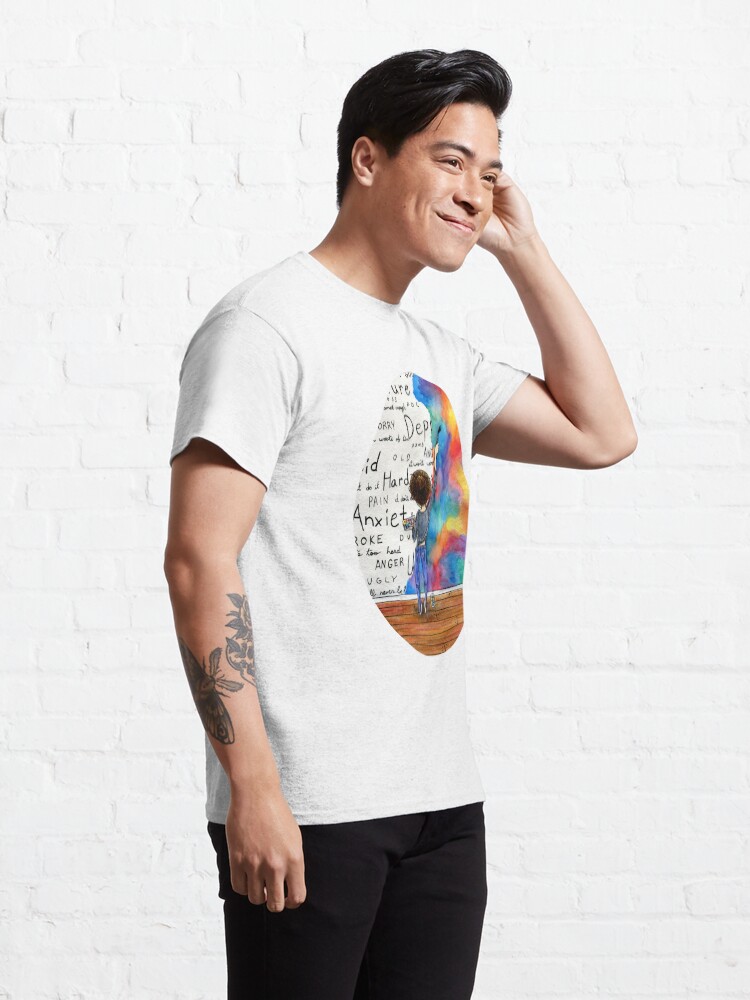 Alternate view of Always Keep Fighting Watercolor Painting (2015) REVAMP Classic T-Shirt